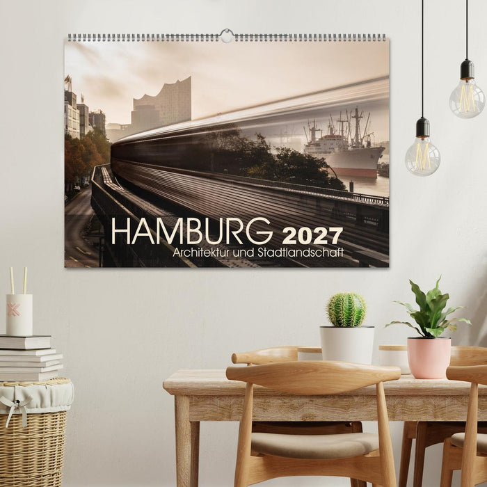 Hamburg Architektur und Stadtlandschaft (CALVENDO Wandkalender 2027)