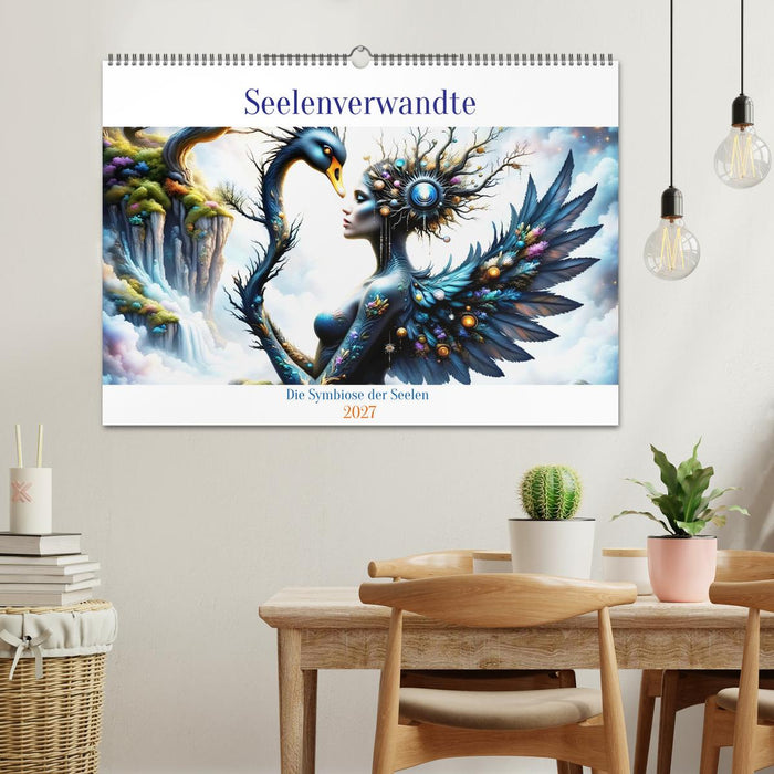 Seelenverwandte - Die Symbiose der Seelen (CALVENDO Wandkalender 2027)