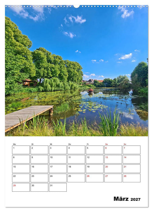 Boizenburg am Elberadweg (CALVENDO Wandkalender 2027)