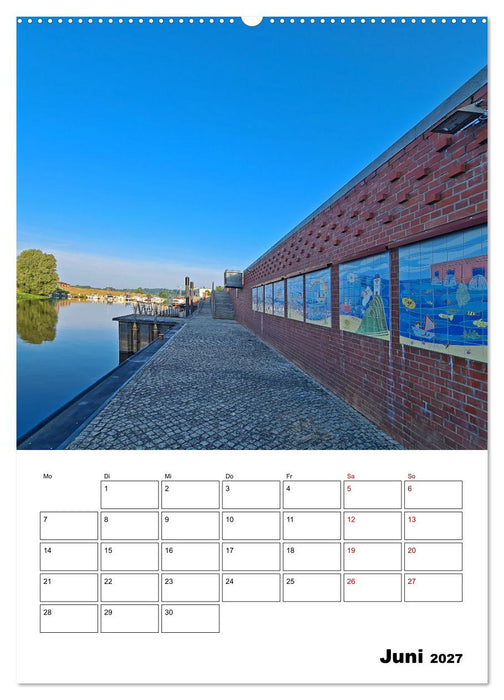 Boizenburg am Elberadweg (CALVENDO Wandkalender 2027)