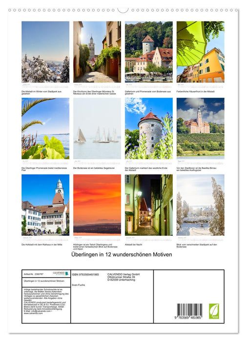 Überlingen in 12 wunderschönen Motiven (CALVENDO Wandkalender 2027)