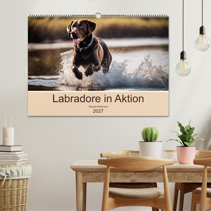 Labradore in Aktion (CALVENDO Wandkalender 2027)