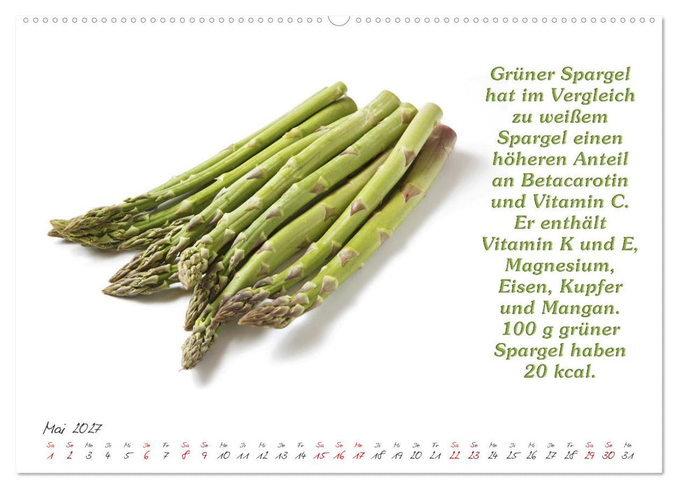 Gesund durchs Jahr (CALVENDO Wandkalender 2027)