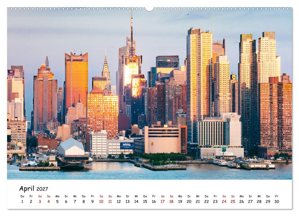 New York City - Atemberaubende Ansichten (CALVENDO Wandkalender 2027)