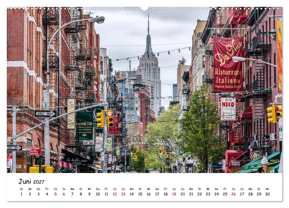 New York City - Atemberaubende Ansichten (CALVENDO Wandkalender 2027)