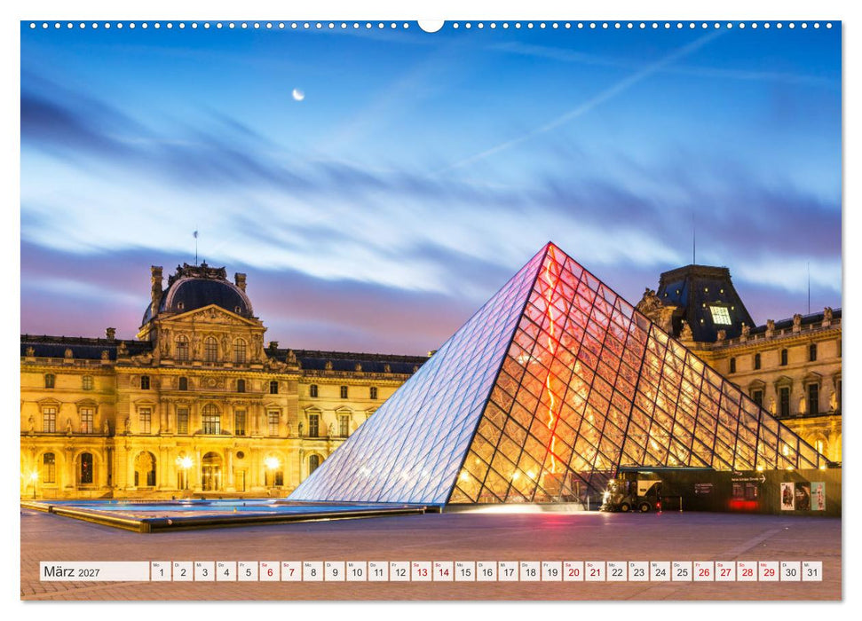 Paris - La Ville Lumière (CALVENDO Premium Wandkalender 2027)