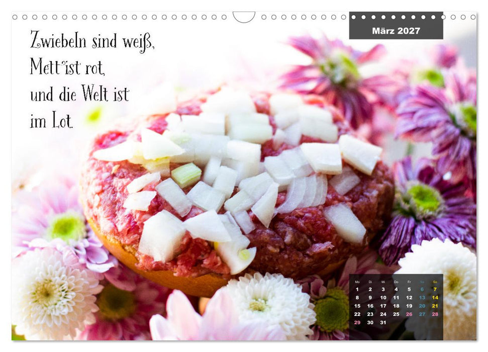 Mettkalender - Spread some more Mett (CALVENDO Wandkalender 2027)