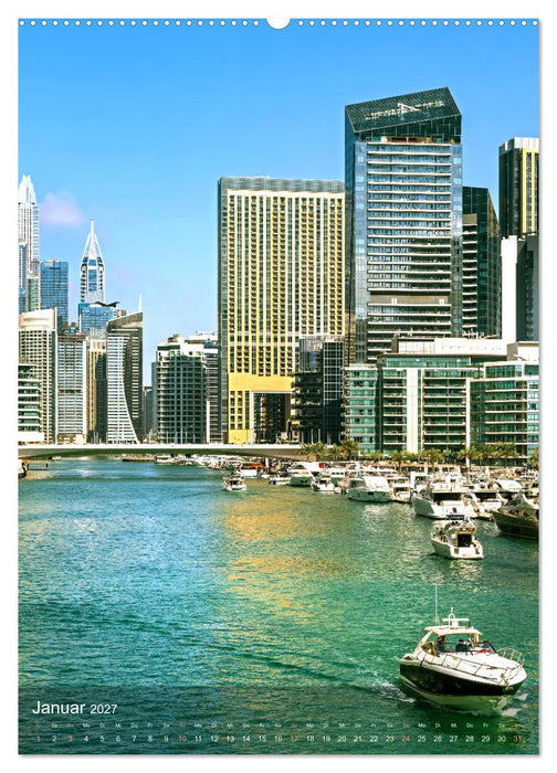 Vereinigte Arabische Emirate - Städte Highlights (CALVENDO Premium Wandkalender 2027)