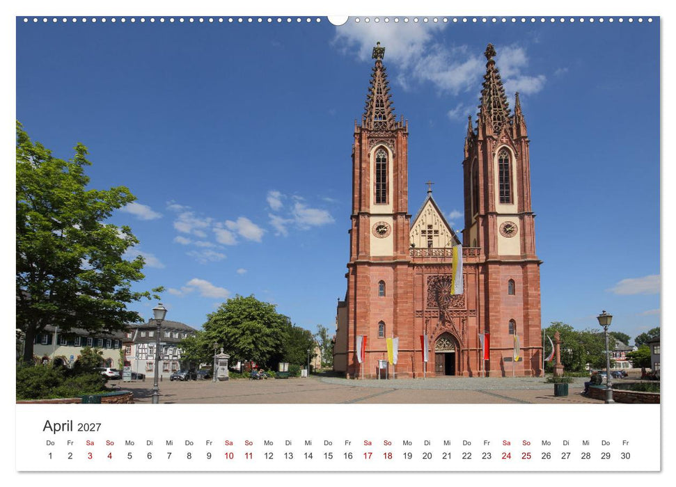 Rheingau - Land des Weines und der Bauwerks (CALVENDO Wandkalender 2027)