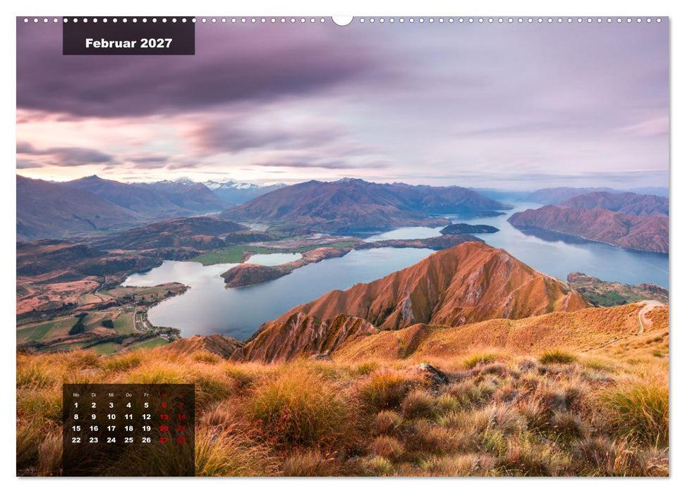 Neuseeland - Traumlandschaften aus einem Naturparadies (CALVENDO Wandkalender 2027)