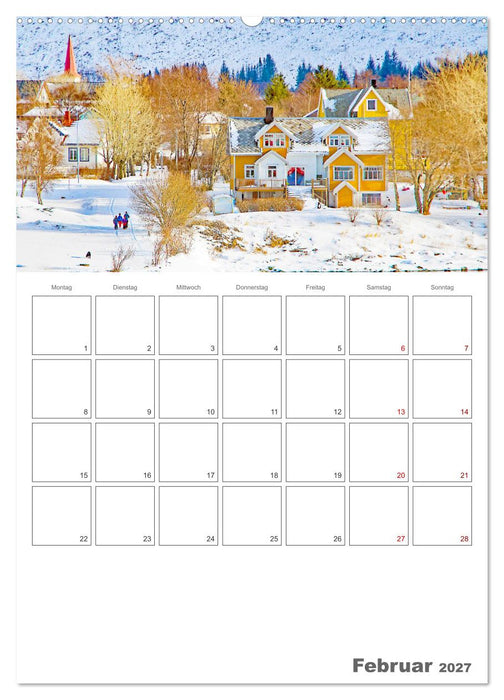 Die Küste Norwegens - Terminplaner (CALVENDO Wandkalender 2027)
