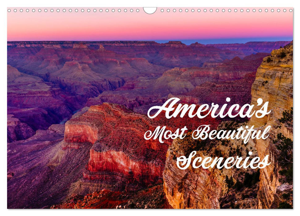 America’s Most Beautiful Sceneries (CALVENDO Monthly Calendar 2027)