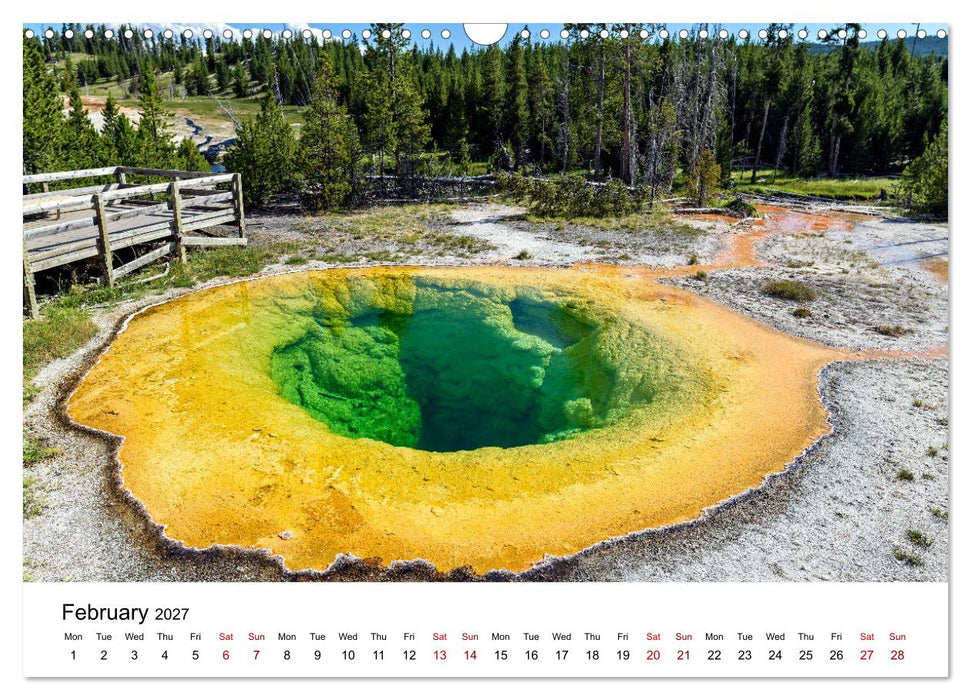 America’s Most Beautiful Sceneries (CALVENDO Monthly Calendar 2027)