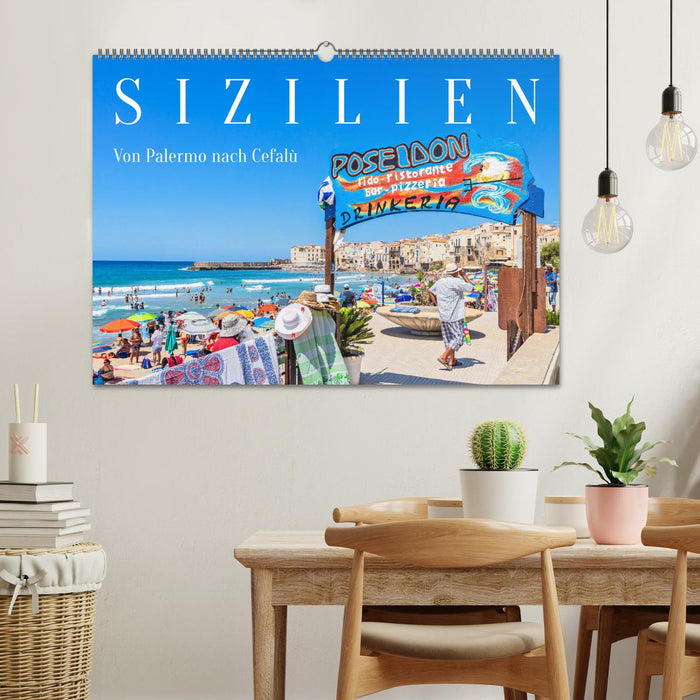 Sizilien - Von Palermo nach Cefalù (CALVENDO Wandkalender 2027)