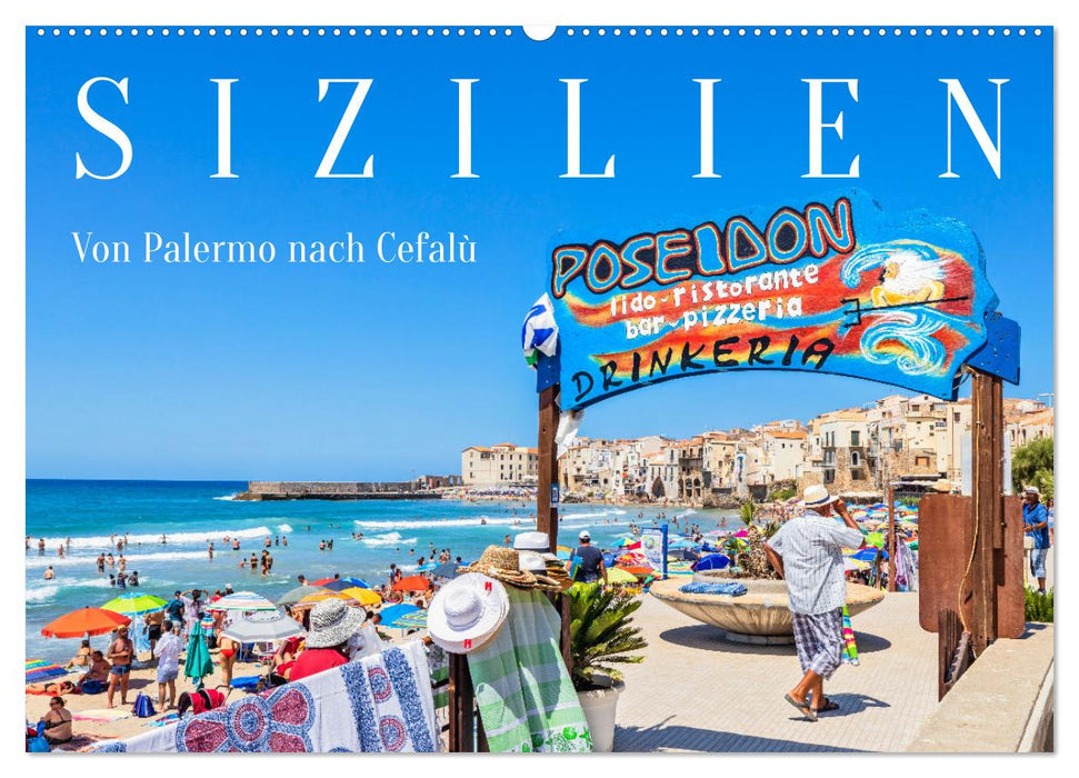 Sizilien - Von Palermo nach Cefalù (CALVENDO Wandkalender 2027)