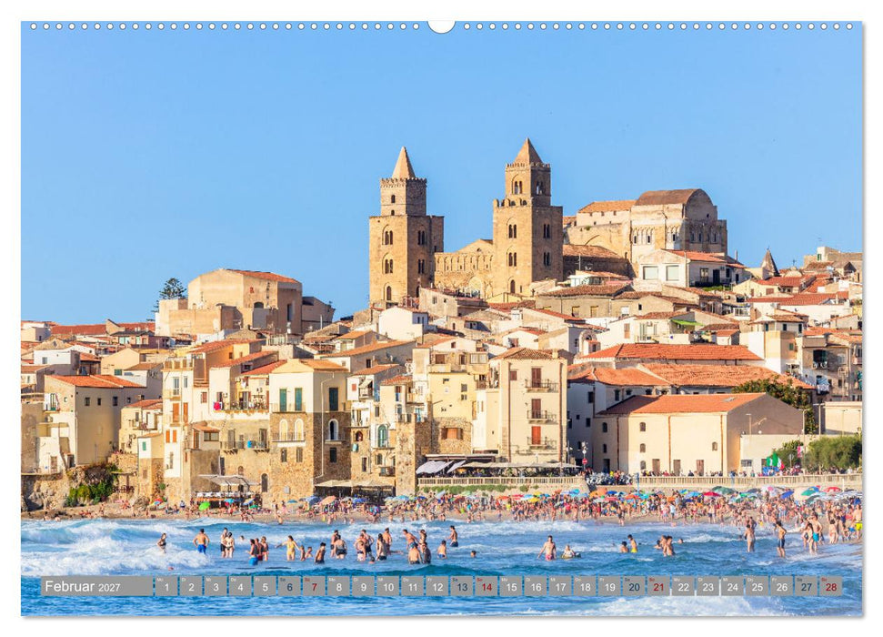 Sizilien - Von Palermo nach Cefalù (CALVENDO Wandkalender 2027)