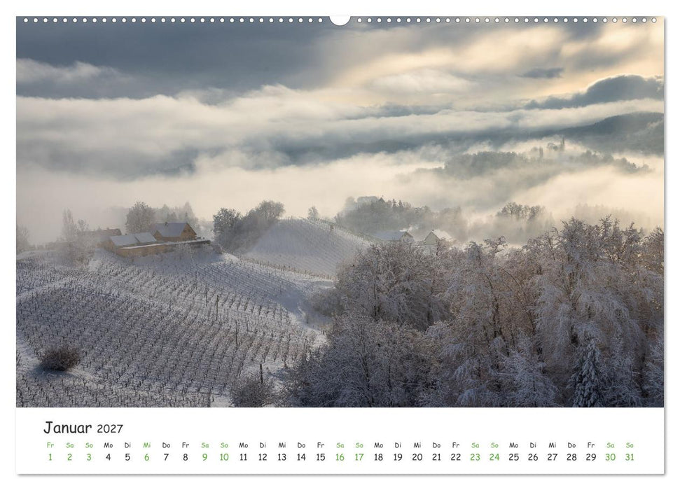 Südsteiermark365 (CALVENDO Premium Wandkalender 2027)