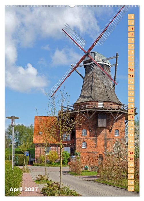 Deutschlands historische Windmühlen (CALVENDO Wandkalender 2027)