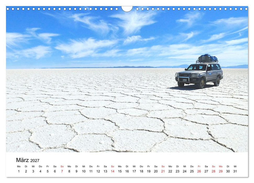 Bolivien - Die geheime Perle Südamerikas (CALVENDO Wandkalender 2027)