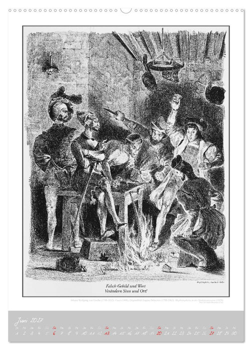 Faust - Weltliteraturkalender (CALVENDO Wandkalender 2027)