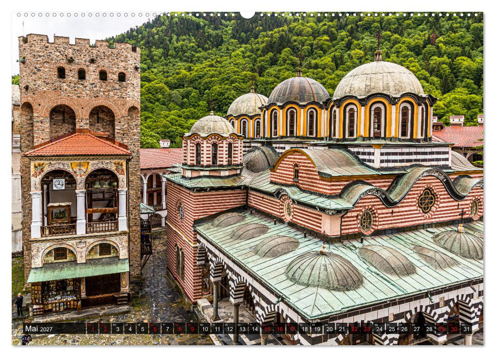 Rila Kloster – Weltkulturerbe in Bulgarien (CALVENDO Premium Wandkalender 2027)