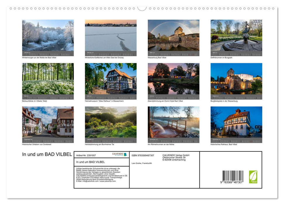 In und um BAD VILBEL (CALVENDO Premium Wandkalender 2027)