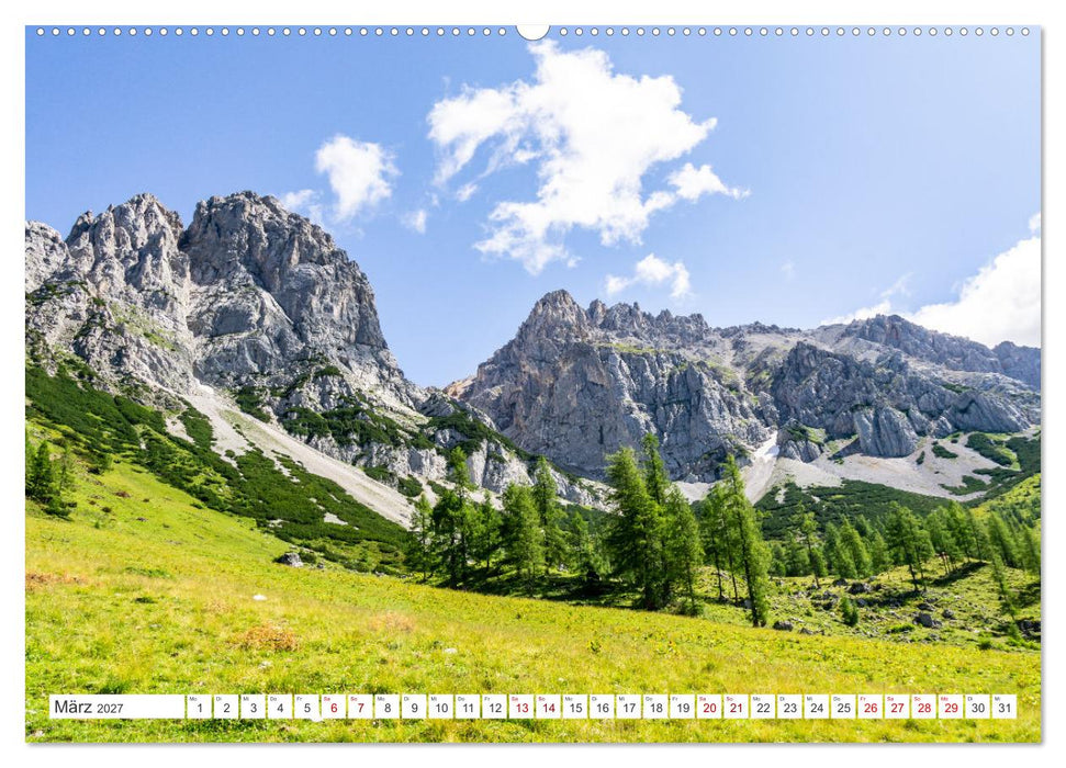 Das wunderbare Ramsau am Fuße des Dachsteins (CALVENDO Wandkalender 2027)