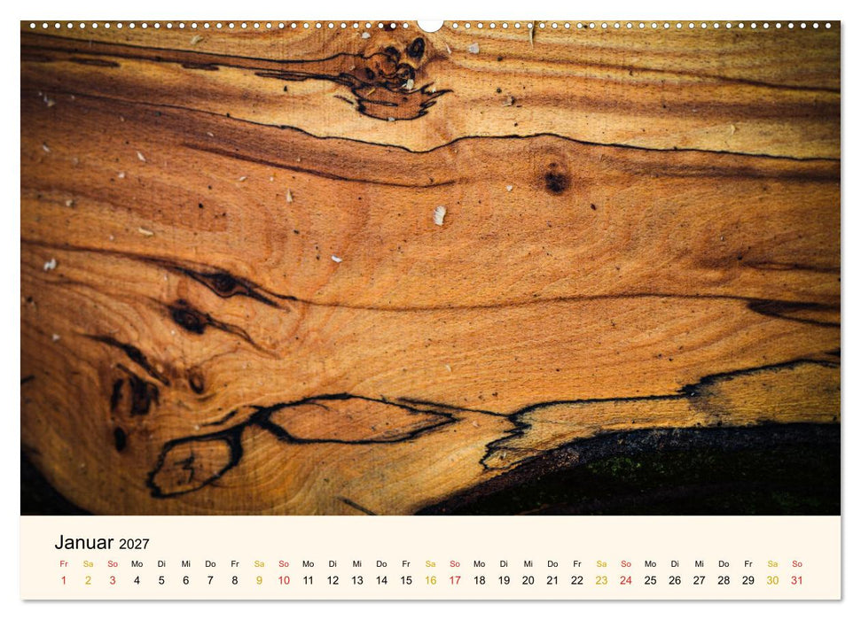 Faszination Holz (CALVENDO Premium Wandkalender 2027)