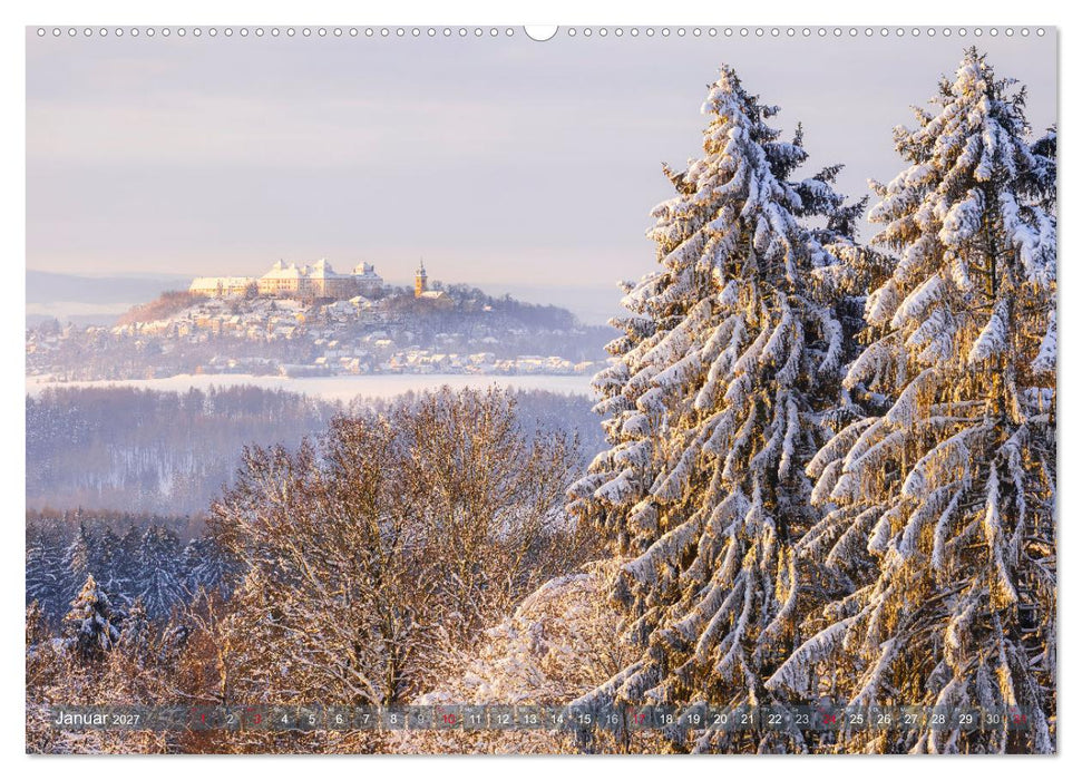 Stimmungsvolle Landschaften in Sachsen 2027 (CALVENDO Wandkalender 2027)