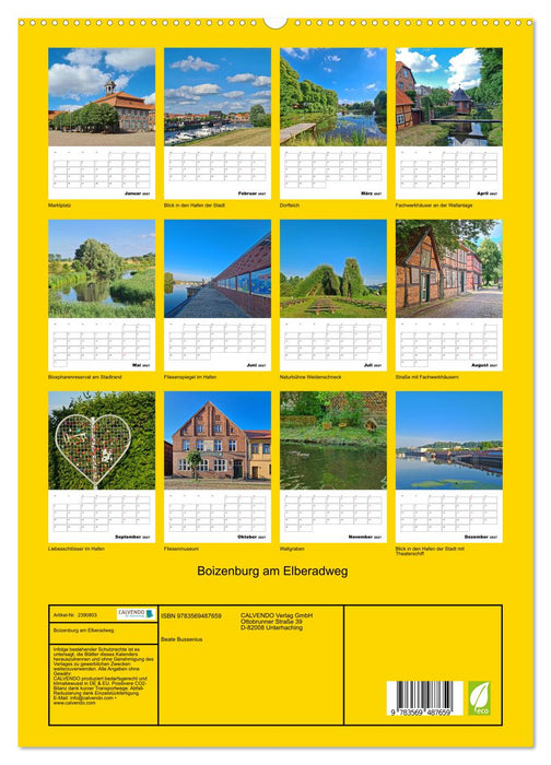 Boizenburg am Elberadweg (CALVENDO Premium Wandkalender 2027)