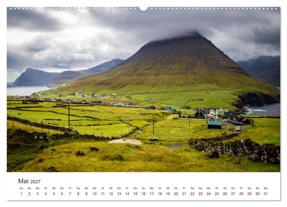 Färöer Inseln - Geheimnisvolle Inseln im Nordatlantik (CALVENDO Premium Wandkalender 2027)