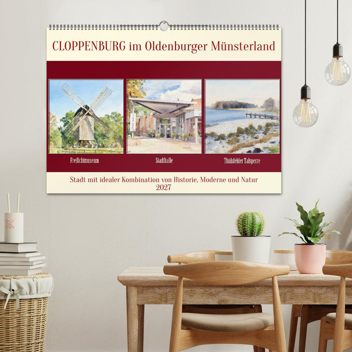 Cloppenburg im Oldenburger Münsterland (CALVENDO Wandkalender 2027)
