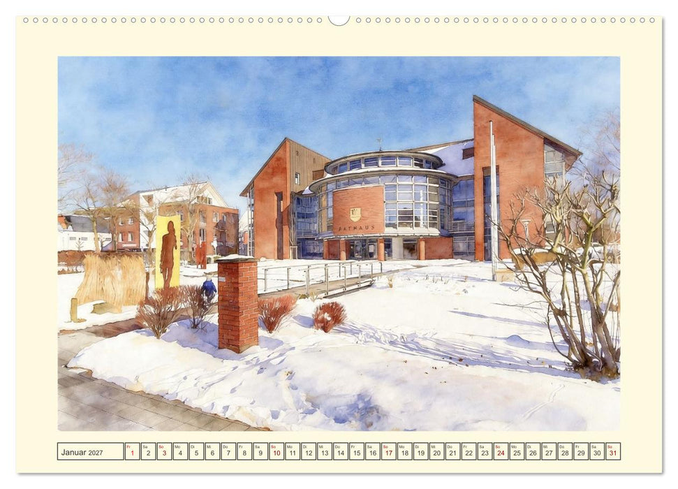 Cloppenburg im Oldenburger Münsterland (CALVENDO Wandkalender 2027)