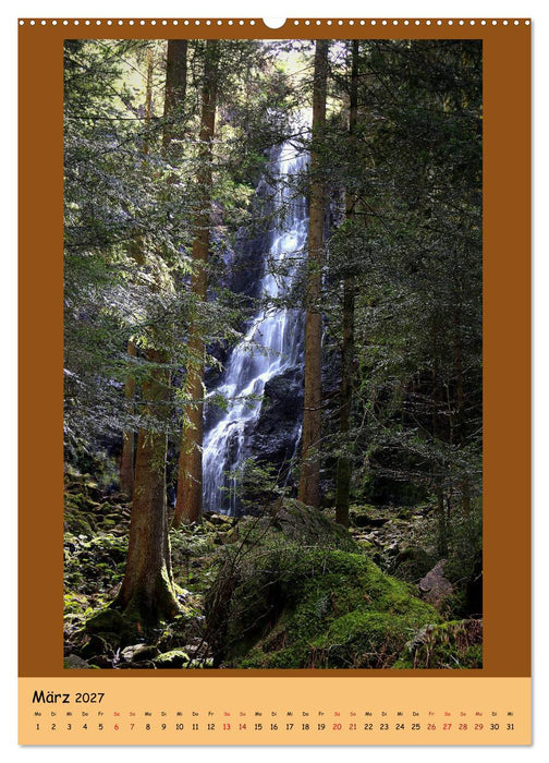 Schwarzwald Wasserfälle (CALVENDO Premium Wandkalender 2027)