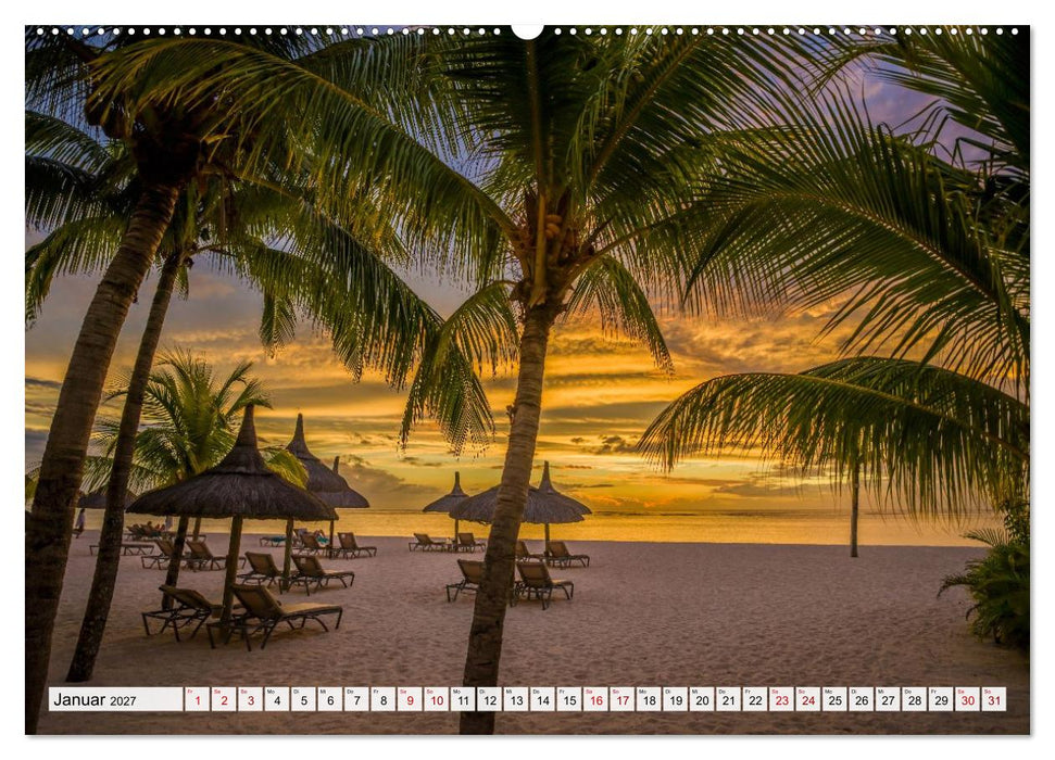 Mauritius - Farbenpracht im Indischen Ozean (CALVENDO Premium Wandkalender 2027)