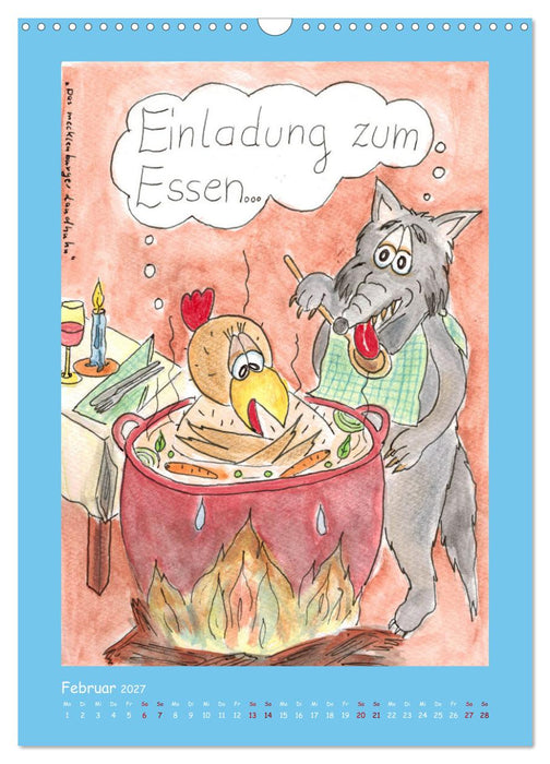 "NEUIGKEITEN" Mecklenburger Landhuhn (CALVENDO Wandkalender 2027)