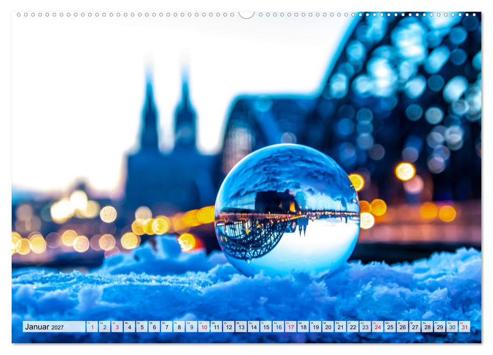 Kölsche Impressionen bei Tag und Nacht (CALVENDO Premium Wandkalender 2027)