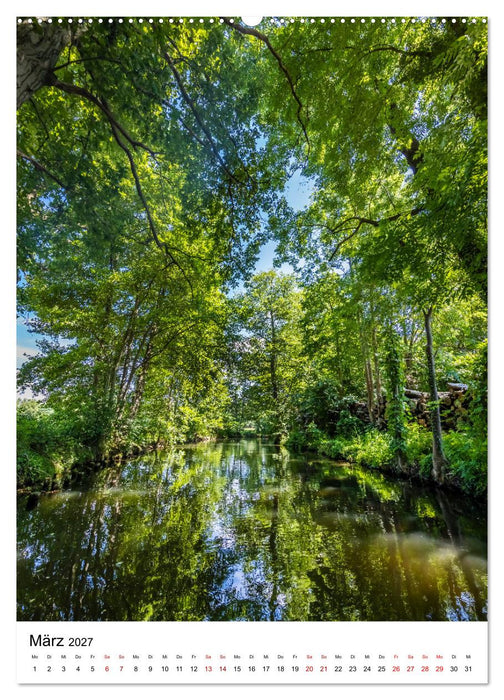 SPREEWALD Idylle und Historie (CALVENDO Wandkalender 2027)