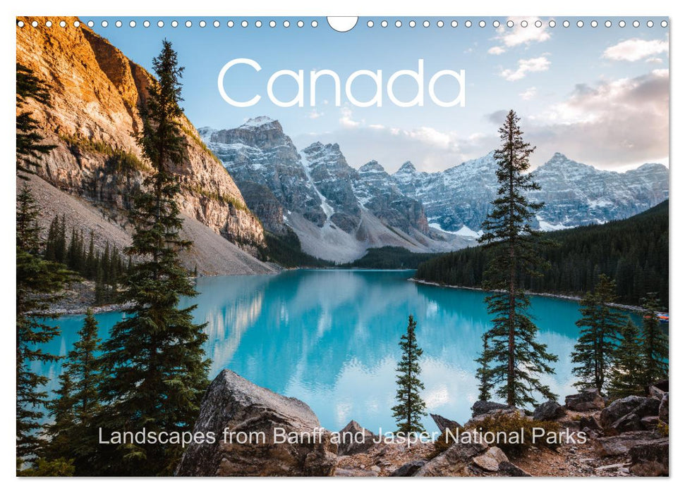 Canada - Landscapes from Banff and Jasper National parks (CALVENDO Monthly Calendar 2027)