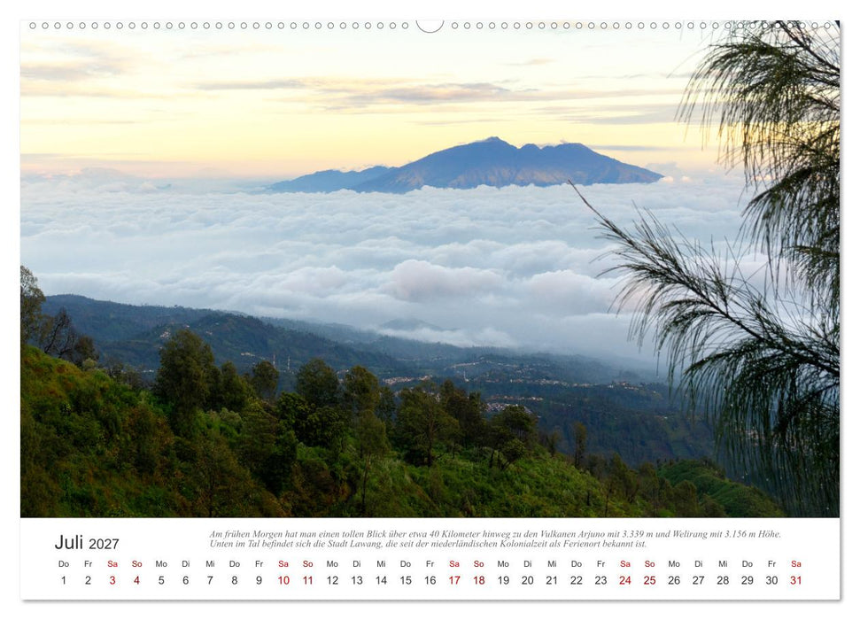 JAVA Natur pur (CALVENDO Premium Wandkalender 2027)