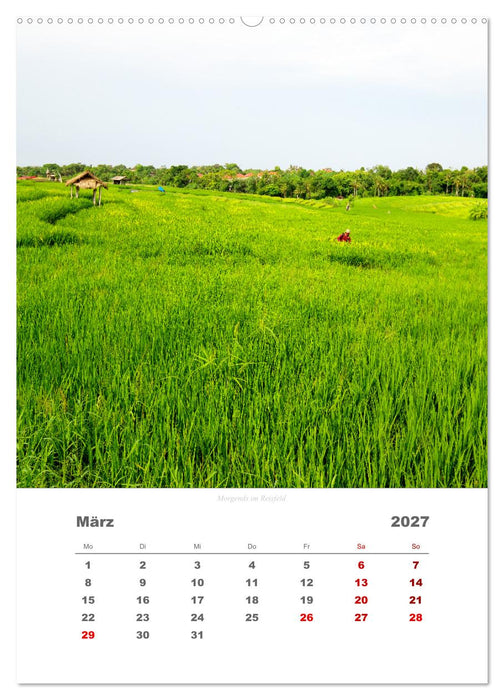 Reiseimpressionen durch Bali (CALVENDO Premium Wandkalender 2027)
