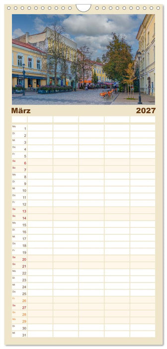 Nordischer Glanz – Tallinn - Riga - Vilnius (CALVENDO Familienplaner 2027)