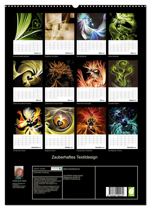 Zauberhaftes Textildesign (CALVENDO Wandkalender 2027)