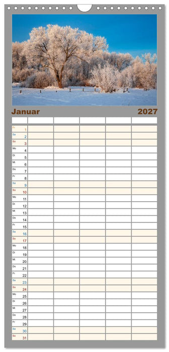 Lüneburger Heide – Im Wandel der Jahreszeiten (CALVENDO Familienplaner 2027)