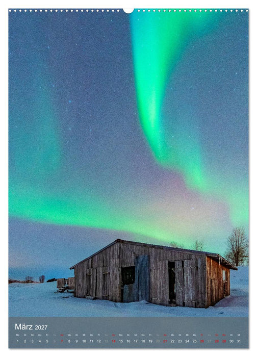 Aurora - Polarlicht des Nordens (CALVENDO Wandkalender 2027)