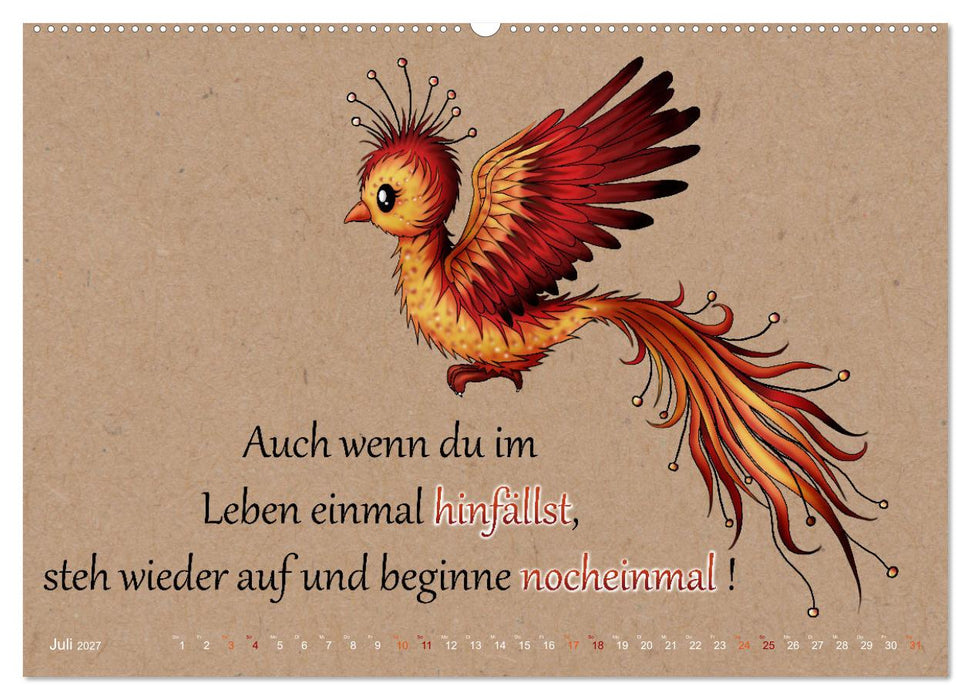 Motiviert durchs Leben (CALVENDO Premium Wandkalender 2027)