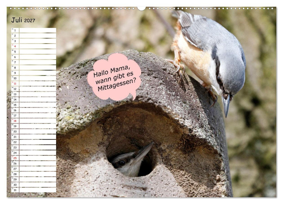 Wenn Tiere Sprechen könnten! Der lustige Sprüche Geburtstagskalender (CALVENDO Premium Wandkalender 2027)