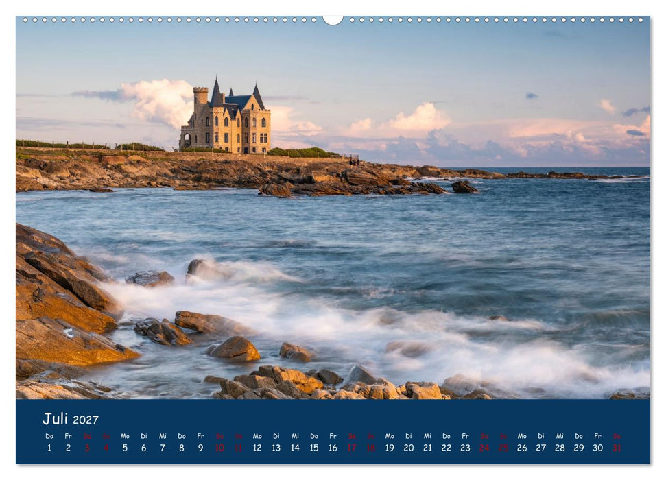 Die wildromantische Côte Sauvage (CALVENDO Premium Wandkalender 2027)
