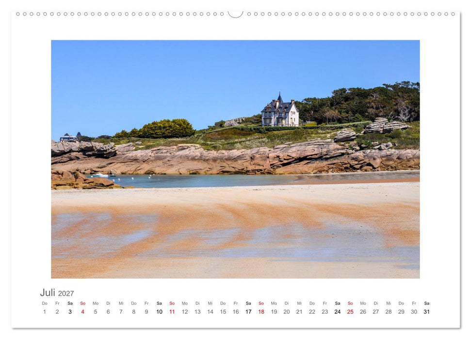 Bretagne - unterwegs mit Julia Hahn (CALVENDO Premium Wandkalender 2027)