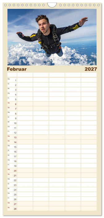 Luftsprünge riskieren (CALVENDO Familienplaner 2027)